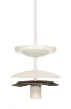 Satco Products Inc. 90/616 - 5" Neckless Ball Holder Kit; White Finish; For 5-1/4" Diameter Glass; 8 Foot 18/3 SVT;