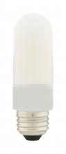 Satco Products Inc. S11219 - 8 Watt T10 LED; Frosted; Medium base; 4000K; High Lumen; 120 Volt; Non-Dimmable; Carded