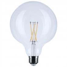 Satco Products Inc. S12489 - 8 Watt G40 LED; Medium Base; Clear; 5000K CCT; 120 Volt