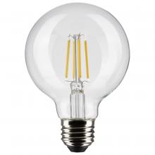 Satco Products Inc. S21226 - 4.5 Watt G25 LED Filament; Clear; Medium base; 90 CRI; 2700K; 120 Volt