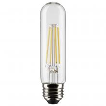 Satco Products Inc. S21350 - 8 Watt T10 LED Filament; Clear; Medium base; 90 CRI; 2700K; 120 Volt