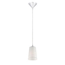 Eurofase 22969-019 - Laso, 1Lt Pendant, Large, Chrome/White