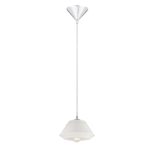 Eurofase 22970-015 - Vaso, 1Lt Pendant, Large, Chrome/White