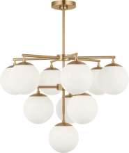 Generation Lighting GLC18010SB - Nube Ten Light Chandelier