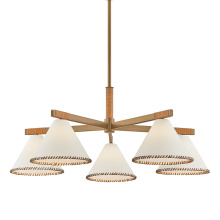 Troy F2540-PBR - Stoney Chandelier