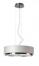 Estiluz T-2715-74-26 - White Drum Shade Pendant