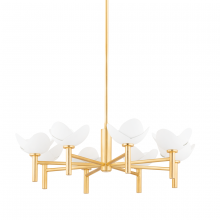 Hudson Valley 3034-GL/WP - Dawson Chandelier