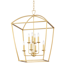 Hudson Valley 8324-GL - 8 LIGHT LARGE PENDANT