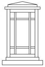 Arroyo Craftsman AVC-6RM-RC - 6" avenue column mount
