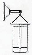 Arroyo Craftsman BB-7LRM-N - 7" berkeley long body wall mount