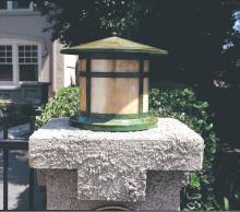 Arroyo Craftsman BC-14GW-BZ - 14" berkeley column mount