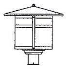 Arroyo Craftsman BP-17F-S - 17" berkeley post mount