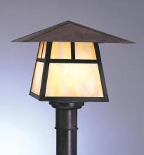 Arroyo Craftsman CP-15EWO-BK - 15" carmel post mount without overlay (empty)