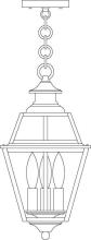 Arroyo Craftsman INH-8GRRM-AC - 8" inverness pendant with glass roof