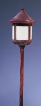 Arroyo Craftsman LV18-B6SCR-P - low voltage 6" berkeley short body stem mount