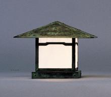 Arroyo Craftsman MC-12HFOF-MB - 12" monterey column mount with hummingbird filigree