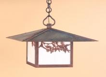 Arroyo Craftsman MH-20PFOF-BK - 20" monterey pendant with pine needle filigree