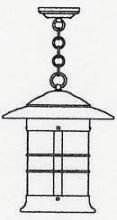 Arroyo Craftsman NH-14RM-BZ - 14" newport pendant