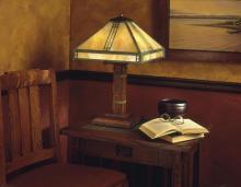 Arroyo Craftsman PTL-15RM-RC - 15" prairie table lamp