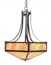 Arroyo Craftsman SGCH-20M-MB - 20" saint george inverted chandelier