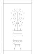 Arroyo Craftsman VIS-8TN-BZ - 8" vintage sconce
