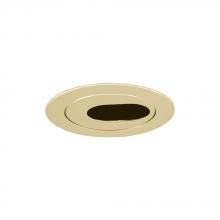 Jesco TM303PB - 3-inch aperture Low Voltage Trim with adjustable Oval Slot Aperture.