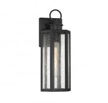 Lighting One US V6-L5-5101-BK - Hawthorne 1-Light Outdoor Wall Lantern in Black