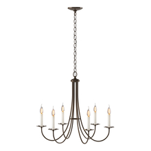 Hubbardton Forge 101160-SKT-05 - Simple Sweep 6 Arm Chandelier