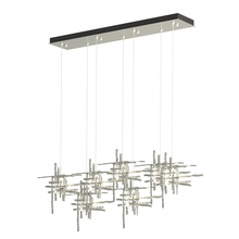 Hubbardton Forge 131095-SKT-STND-85-II0728 - Tura 7-Light Seeded Glass Pendant