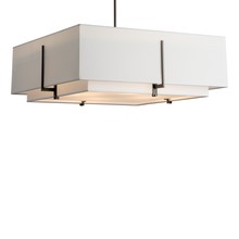 Hubbardton Forge 139635-SKT-MULT-14-SF2012-SF2401 - Exos Square Large Double Shade Pendant