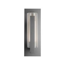 Hubbardton Forge 307282-SKT-78-ZU0658 - Vertical Bar Fluted Glass Medium Outdoor Sconce