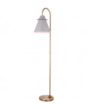Canarm IFL1076A66MGG - TALIA, IFL1076A66MGG, GD + Matte GreyBK Color, 1 Lt Floor Lamp, 60W Type A