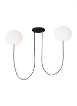 Visual Comfort & Co. Modern Collection PBCH35827OPB - Helium Small 2 Light Chandelier