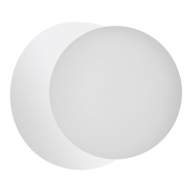 Dainolite BUR-51W-MW-WH - 1 Light Matte White Incandescent Wall Sconce with White Glass Globe