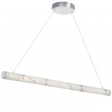 Dainolite RBN-4030HP-PC-ALB - 30W Horiz Pendant, PC w/ faux Alabaster