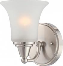 Nuvo 60/4141 - Surrey; 1 Light; Vanity Fixture with Frosted Glass; Brushed Nickel Finish