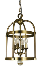 Framburg 1103 MBLACK - 4-Light Matte Black Compass Mini Chandelier