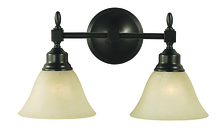 Framburg 2432 MB/WH - 2-Light Mahogany Bronze Taylor Sconce