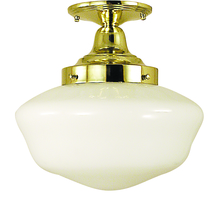 Framburg 2555 PB - 1-Light Polished Brass Taylor Flush / Semi-Flush Mount