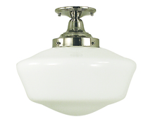 Framburg 2558 PS - 1-Light Polished Silver Taylor Flush / Semi-Flush Mount