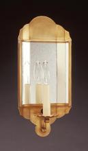 Northeast Lantern 101S-AB-LT1-PM - Small Mirrored Wall Sconce Antique Brass 2 Candelabra Sockets Plain Mirror
