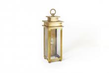 Northeast Lantern 10611-AB-LT1-CLR - Ellis Small Wall Antique Brass 1 Candelabra Socket Clear Glass