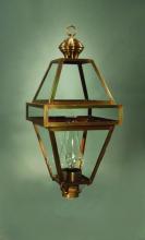 Northeast Lantern 1273-AB-LT3-CLR - Post Antique Brass 3 Candelabra Sockets Clear Glass