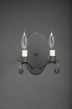 Northeast Lantern 162-AB-LT2 - Wall Sconce 2 Down Curved Arms Antique Brass 2 Candelabra Socket