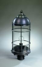 Northeast Lantern 3533-DB-MED-CLR - Nautical Post Dark Brass Medium Base Socket Clear Glass