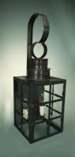 Northeast Lantern 5141-AB-CIM-CLR - Can Top H-Bars Wall Antique Brass Medium Base Socket With Chimney Clear Glass