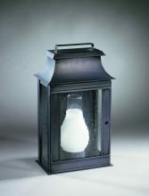 Northeast Lantern 5721-DB-CIM-CLR - Pagoda Wall Dark Brass Medium Base Socket With Chimney Clear Glass