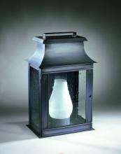 Northeast Lantern 5751-DB-LT2-CLR - Pagoda Wall Dark Brass 2 Candelabra Sockets Clear Glass