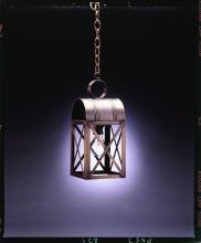 Northeast Lantern 6032-AB-MED-CLR - Culvert Top X-Bars Hanging Antique Brass Medium Base Socket Clear Glass