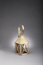 Northeast Lantern 7011-DB-MED-CLR - Pyramid Top X-Bars Wall Dark Brass Medium Base Socket Clear Glass